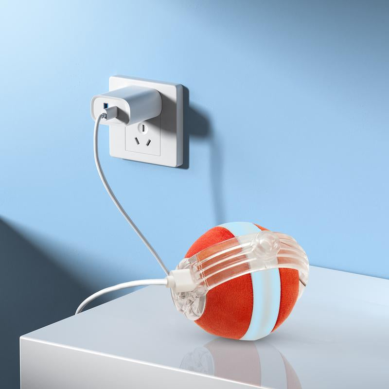 Cat Toys,Agile Moving Cat Ball with Elasticmesh Tail,Interactive Cat Toys for Indoorcats,Motion Activated,Automatic Moving Kitten Toys