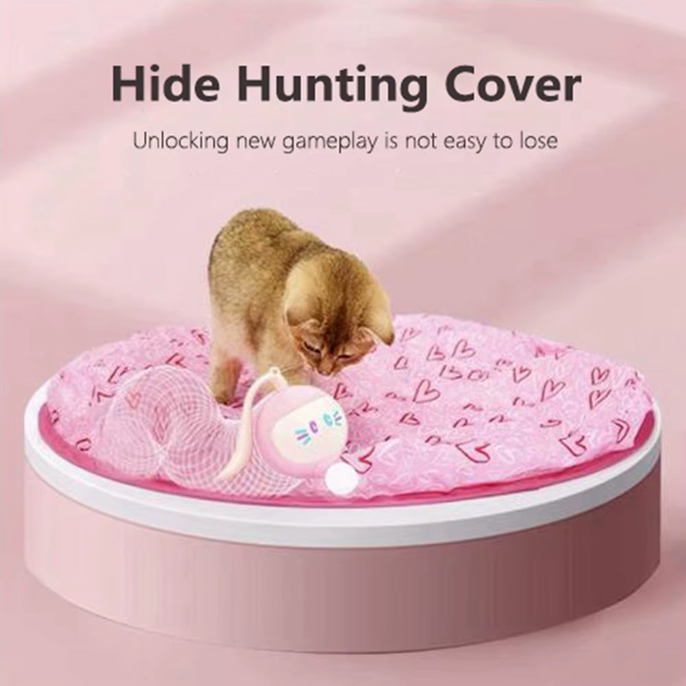 Interactive Cat Toys Automatic Electric Motion Undercover Moving Bouncing Rolling Ball Funny Interactive Pet Toy for Indoor Cat