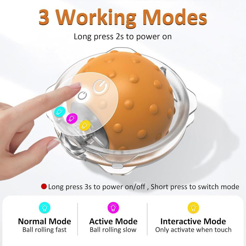 Txfny Interactive Cat Toys for Indoor Cats, Electric Cat Mouse Toy, Automatic Kitten Toys for Bored Indoor Adult Cats, Motion Activated, Fast Rolling on Carpet, USB Rechargeable