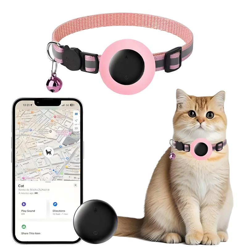 Mini Cat Pet Tracker, GPS Pet Cat Collar Set, Suitable for Luggage, Dogs, Cats, Pets, Car Positioning Tracking Device Personalized Dog Harness