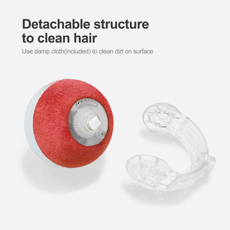 Cat Toys,Agile Moving Cat Ball with Elasticmesh Tail,Interactive Cat Toys for Indoorcats,Motion Activated,Automatic Moving Kitten Toys