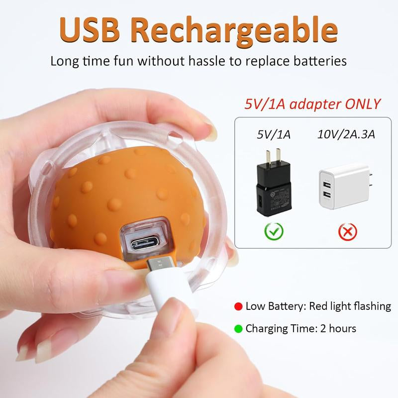 Txfny Interactive Cat Toys for Indoor Cats, Electric Cat Mouse Toy, Automatic Kitten Toys for Bored Indoor Adult Cats, Motion Activated, Fast Rolling on Carpet, USB Rechargeable