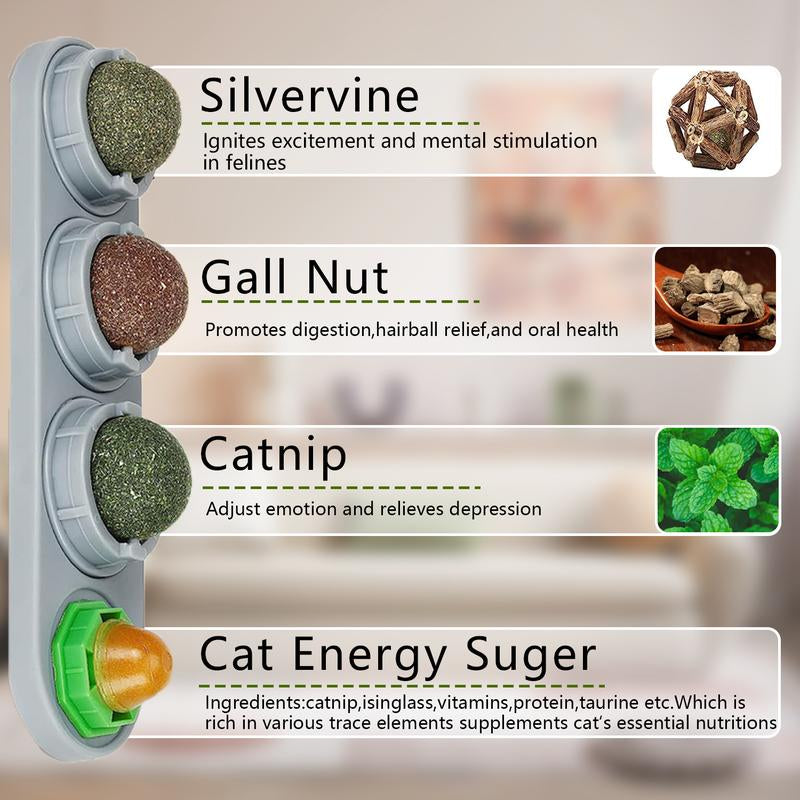 Catnip Ball for Cats, Extra Cat Energy Ball, Edible Toys