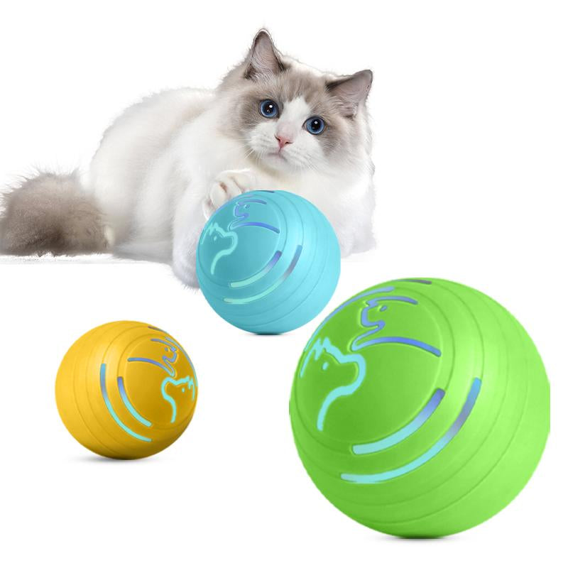 2-In-1 Interactive Pet Ball!Auto-Rolling Cat Toy & Dog Chase Ball with Motion Sensor️Reduce Anxiety, Silent Mode & Non-Toxic! Perfect for Cats/Dogs! Cattoys Puppy Essentials Cat Stuff