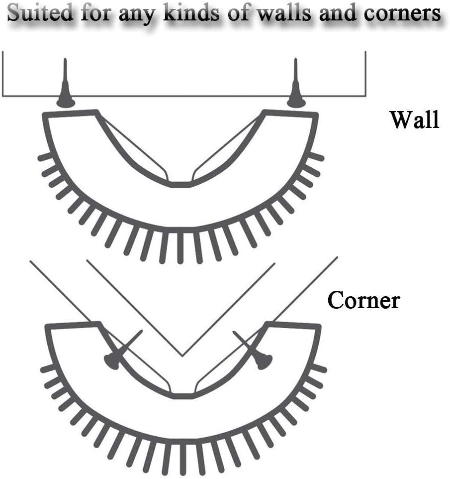3.0 Softer Cat Self Groomer with Catnip, Dog Cat Corner Groomer,Wall Corner Scratcher Comb,Grooming Massage Brush, Perfect Scratch Massager Tool for Long & Short Fur Kitten/Puppy