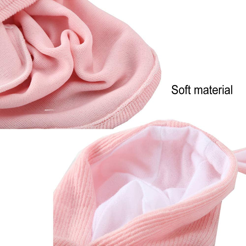 ANIAC Dog Hoodies Sweatshirt with Bunny Ears Spring Puppy Clothes for Small Dog Girl Boy Soft Doggy Sweater Cat Apparel Pet Clothing for Kitten Pomeranian Chihuahua (Small, Pink)