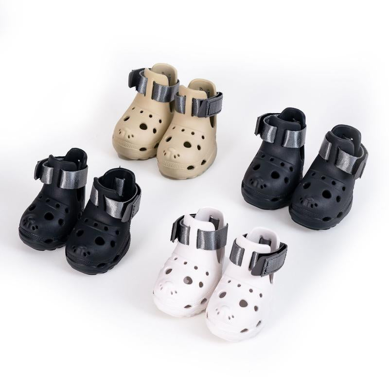 2025 New Dog Shoes Hole Shoes Spring and Summer Breathable Dog Sandals Outdoor Dog Paw Protection Soft Sole Pet Shoes