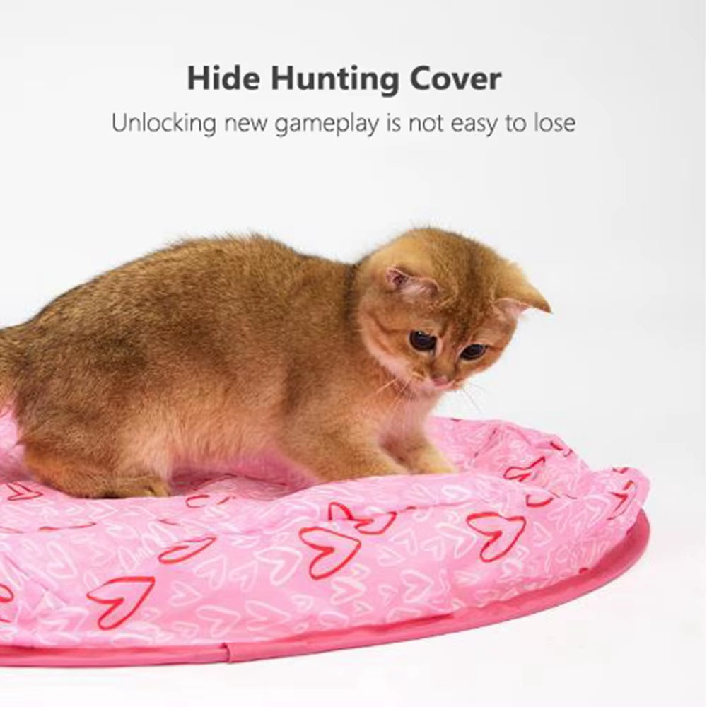 Interactive Cat Toys Automatic Electric Motion Undercover Moving Bouncing Rolling Ball Funny Interactive Pet Toy for Indoor Cat