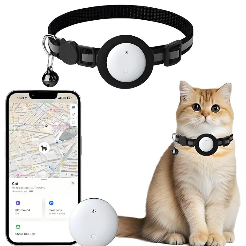Mini Cat Pet Tracker, GPS Pet Cat Collar Set, Suitable for Luggage, Dogs, Cats, Pets, Car Positioning Tracking Device Personalized Dog Harness