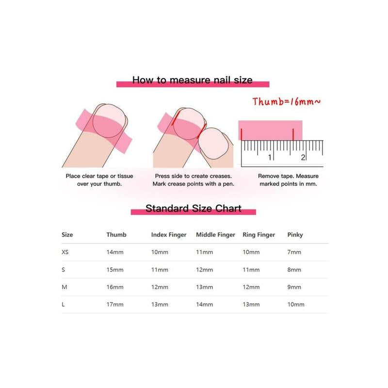 Gender Neutral Press on Nails – Pink - in Stiletto Shape
