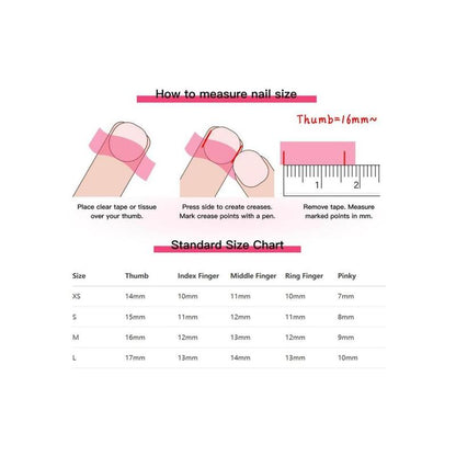 Gender Neutral Press on Nails – Pink - in Stiletto Shape