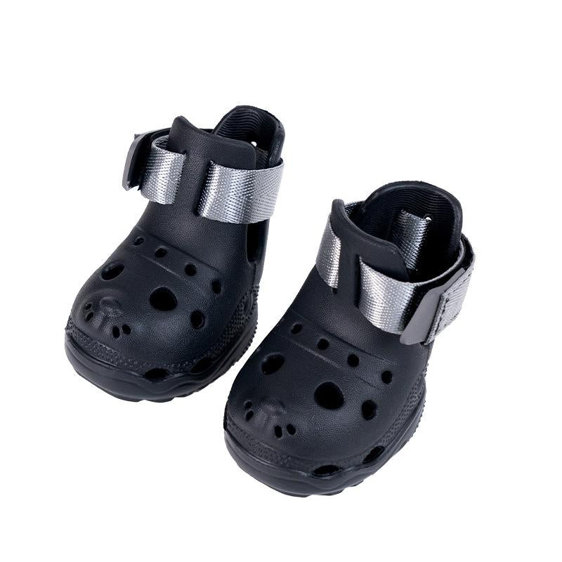 2025 New Dog Shoes Hole Shoes Spring and Summer Breathable Dog Sandals Outdoor Dog Paw Protection Soft Sole Pet Shoes