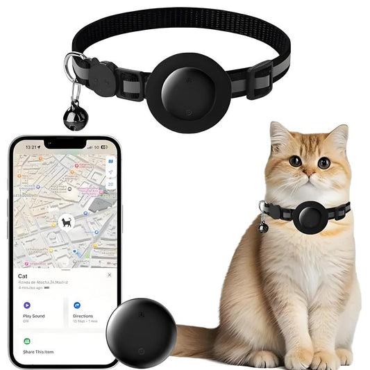 Mini Cat Pet Tracker, GPS Pet Cat Collar Set, Suitable for Luggage, Dogs, Cats, Pets, Car Positioning Tracking Device Personalized Dog Harness
