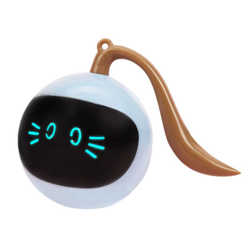 Interactive Cat Toys Automatic Electric Motion Undercover Moving Bouncing Rolling Ball Funny Interactive Pet Toy for Indoor Cat