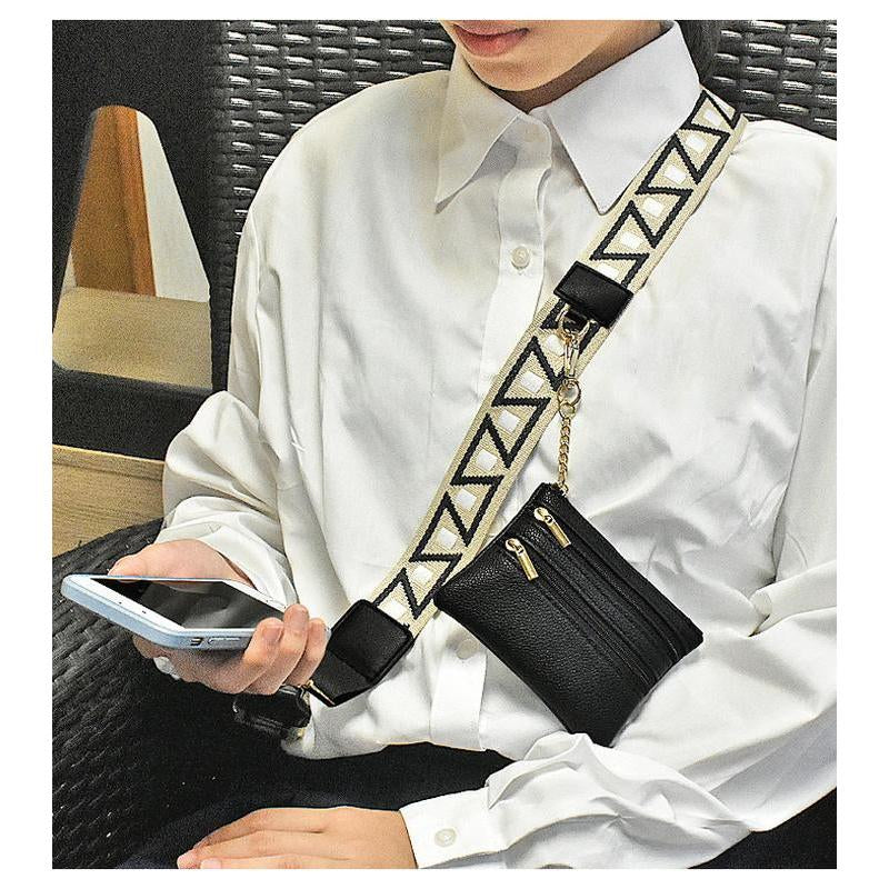 Adjustable Crossbody Phone Lanyard with Zippered Pouch - Clip and Go Strap for Phone and Wallet, Nal Cell Phone , Travel, Running, Shopping Cellphone Fashion Phone Strap Pgy Tech Creative Adjustable Universal Phone Lanyard