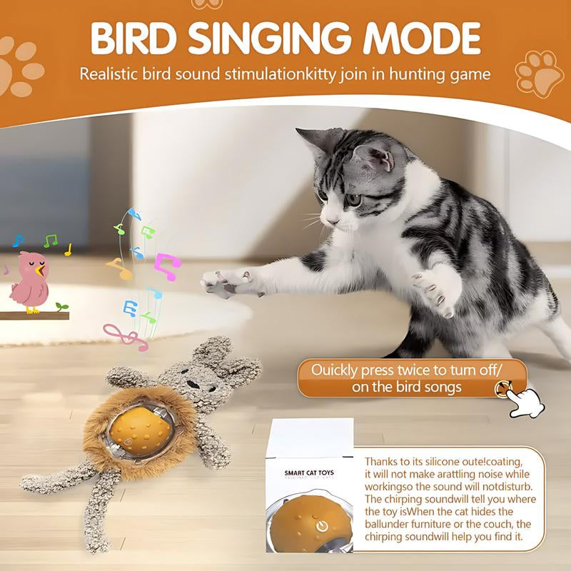 Txfny Interactive Cat Toys for Indoor Cats, Electric Cat Mouse Toy, Automatic Kitten Toys for Bored Indoor Adult Cats, Motion Activated, Fast Rolling on Carpet, USB Rechargeable